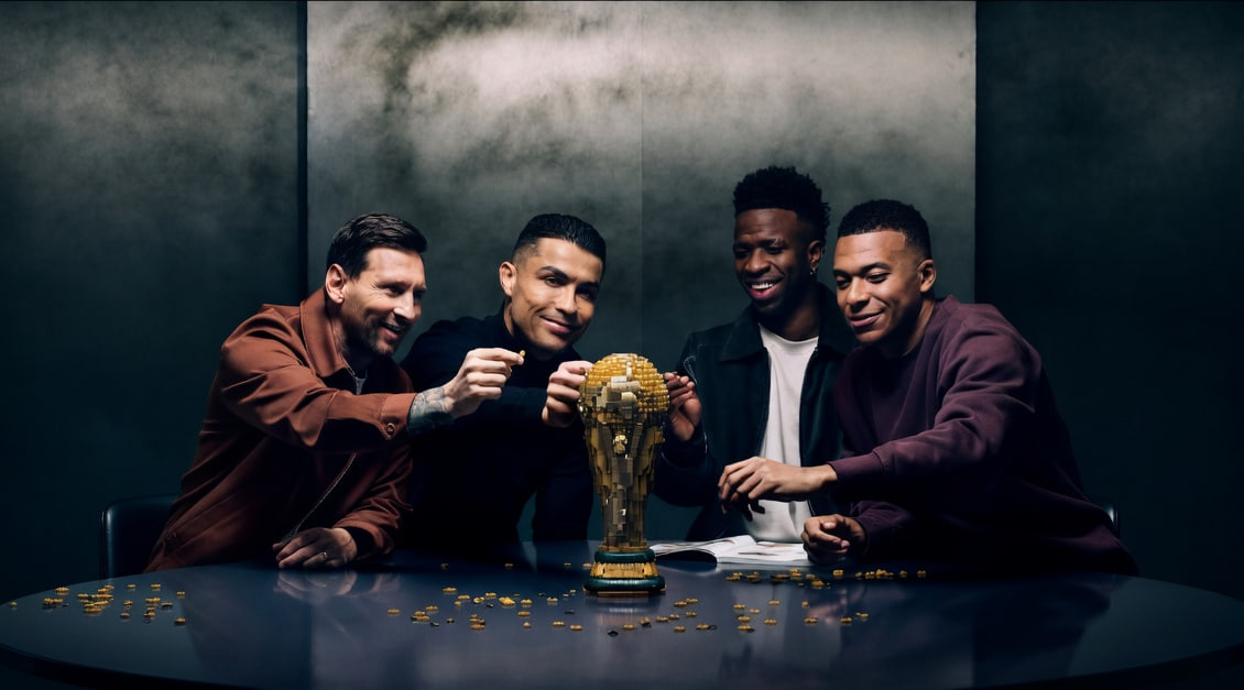 Сколько потратили LEGO на ролик с Месси, Роналду и Мбаппе
