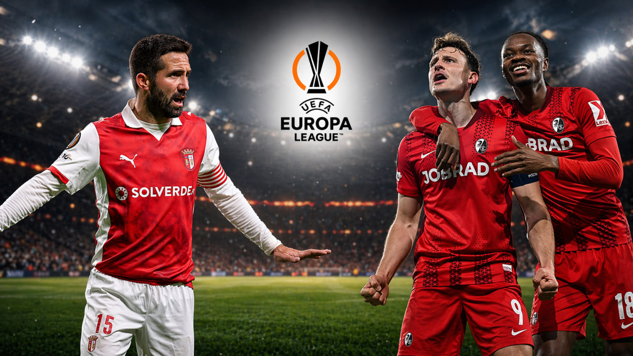 Брага — Фрайбург прогноз и где смотреть матч Лиги Европы