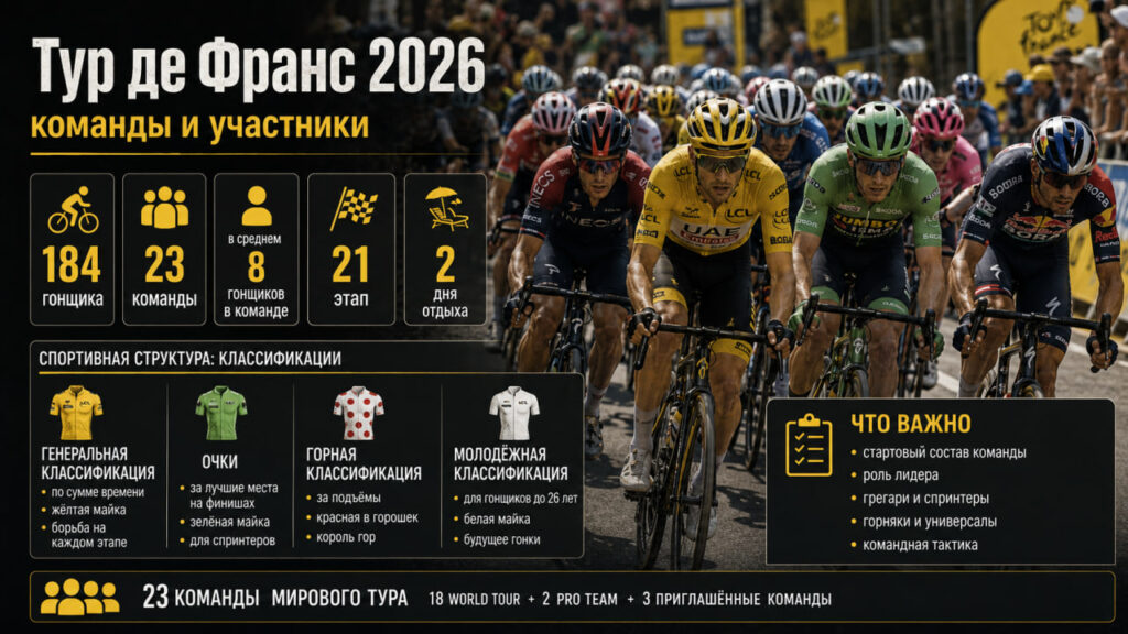 Что такое Тур де Франс в 2026: история, правила, маршрут